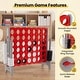 preview thumbnail 25 of 45, Costway Jumbo 4-to-Score 4 in A Row Board Game Set Outdoor Indoor Kids