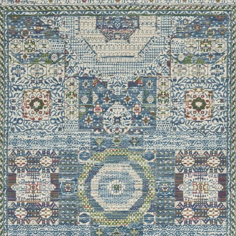Jimi Power Loomed Distressed Non Skid Area Rug By HomeRoots - 72' X '48' X '0.5