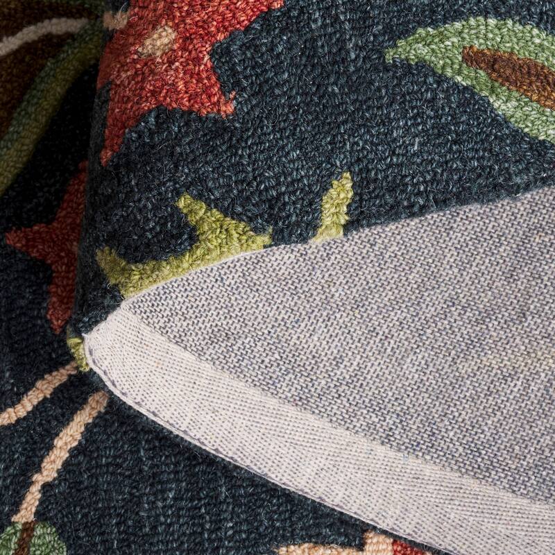 SAFAVIEH Handmade Jardin Shemsie Floral Wool Rug