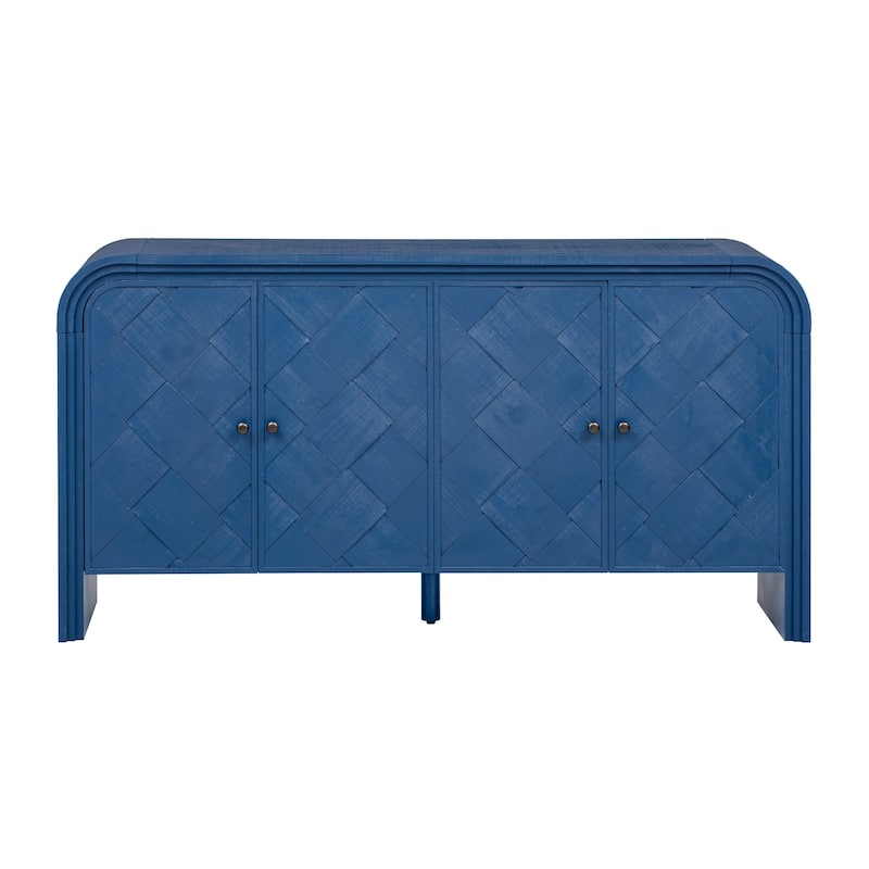 wooden Sideboard with 4 doors