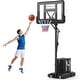 preview thumbnail 1 of 8, Costway 44'' Portable Adjustable Basketball Goal Hoop Stand System - 35.5'' x 23'' x 6'' (L x W x H) 35.5'' x 23'' x 6'' (L x W x H)