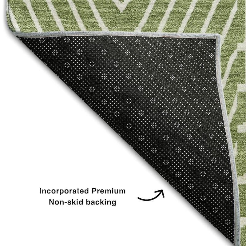 Premium Washable Super Soft Modern Geo Charm Mayfield Rug