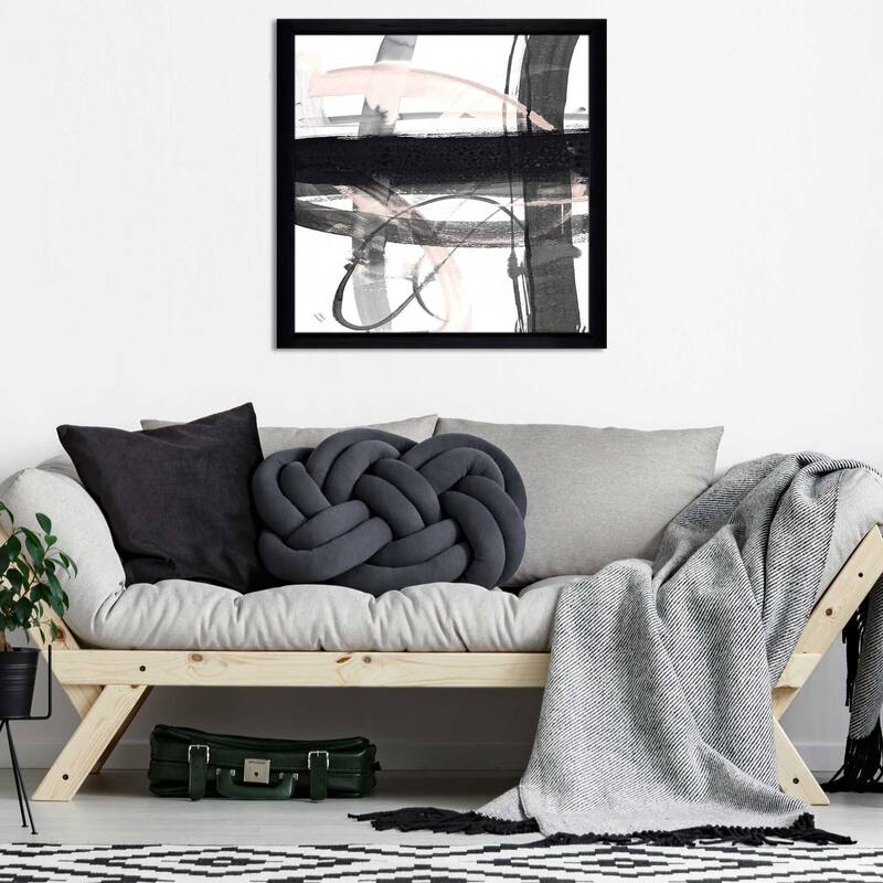 "Urban Vibe With Blush II (Square)" Print on Acrylic