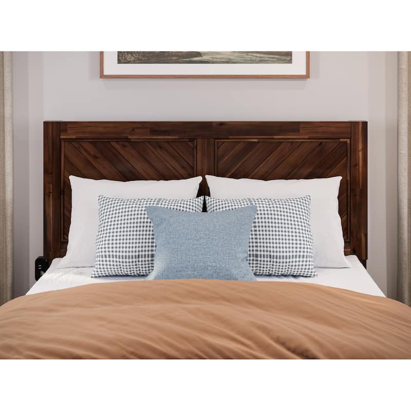 Full Headboard Barnwood Southwestern Style Bedroom Decor