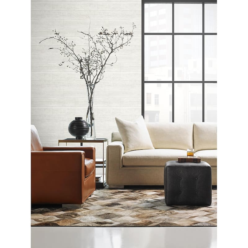Luxe Haven Rustic Shiplap Peel and Stick Wallpaper