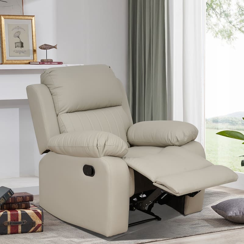 Faux Leather Recliner