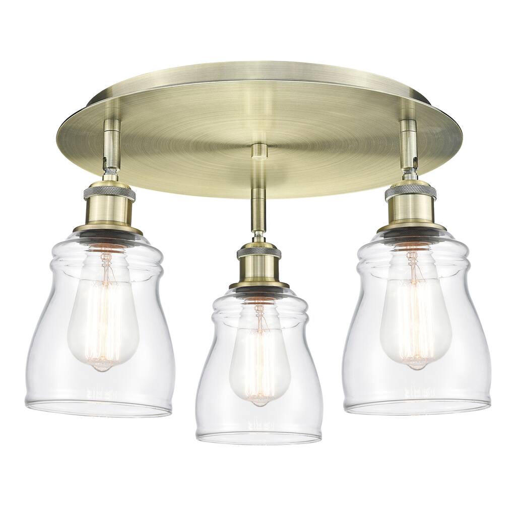 Innovations Lighting Ellery - 3 Light 17" Flush Mount