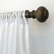 preview thumbnail 5 of 10, Rhinebeck Rustic Faux Wood 1" Window Drapery Single Curtain Rod