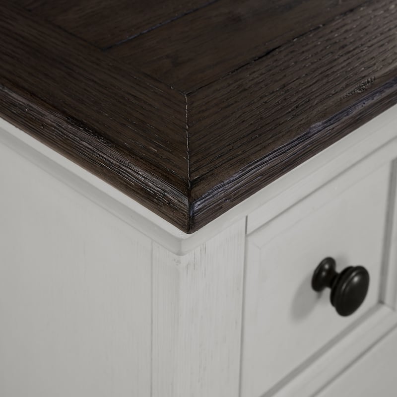 Furniture of America Eryndor Modern Farmhouse 3-Piece White Solid Wood Platform Bedroom Set