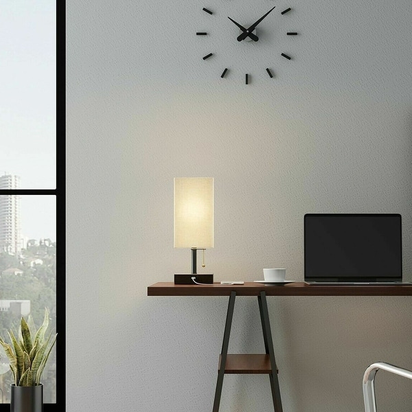 Desk Lamp with Pull Chain and USB Port 5" x 14" Bed Bath & Beyond