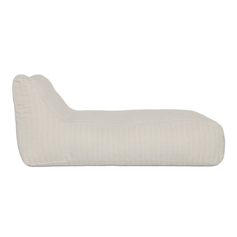 NADAAL STUDIOS Thalenor Chaise, Beanbag-Inspired Olefin & Polystyrene Single-Seater Cream