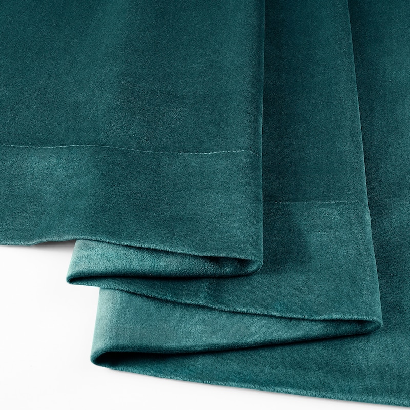 Exclusive Fabrics Signature Velvet Blackout Curtain 108 Inches Long (1 Panel)