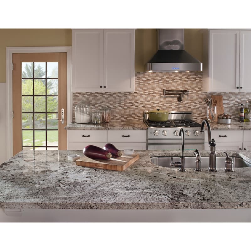 Ackland AKM-S-12X12BRH-CA 12" x 12" Marble and Stone Brick Mosaic Tile