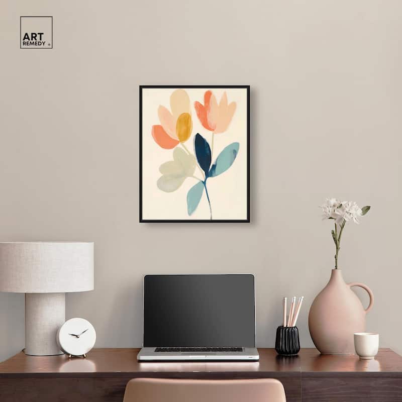 Meadow Motif Canvas by Art Remedy