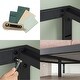 preview thumbnail 8 of 7, Priage by ZINUS Black Metal Platform Bed Frame