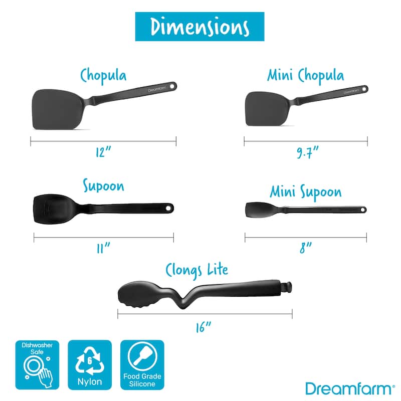 Dreamfarm Everyday Kitchen Essentials, Classic Blue