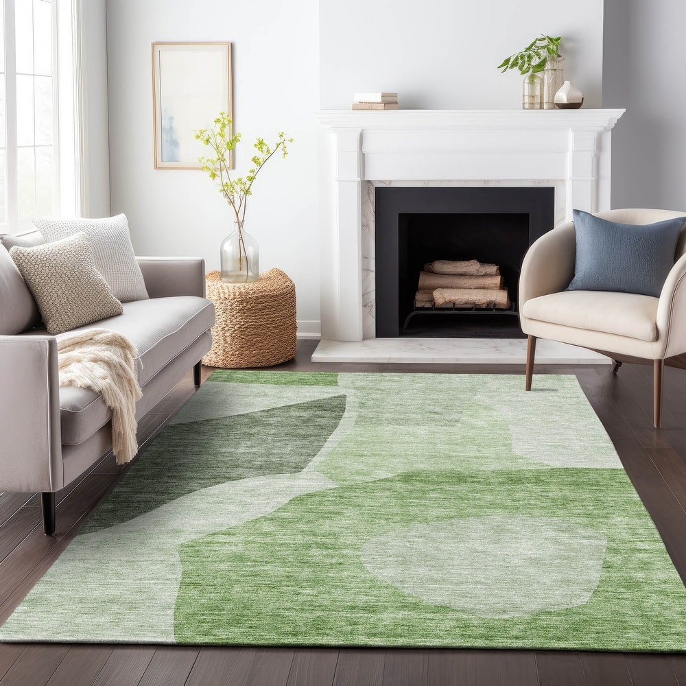 Premium Washable Super Soft Contemporary Geometric Mayfield Rug
