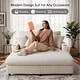 preview thumbnail 63 of 71, GDFStudio - Polyester 50.9" Loveseat Chaise Lounge Chair with Cup Holders