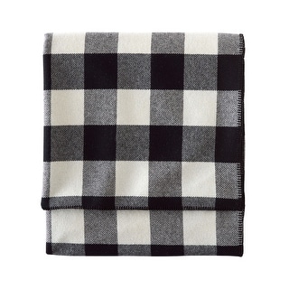 Details about   Pendleton Reversible Jacquard Classic Throw Blanket Otero Black/White 50 x 70 NW 