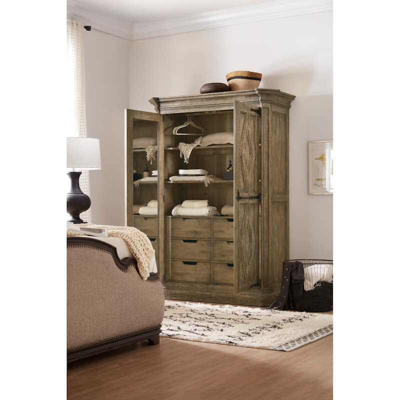 Hooker Furniture Mt. Maria 60" Wide Rustic Vintage West Texas Ranch
