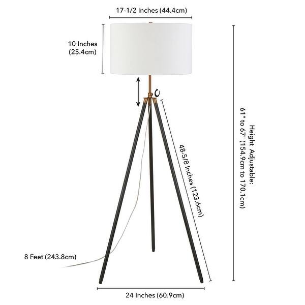 Kahn TwoTone Tripod Floor Lamp Bed Bath & Beyond 34617157