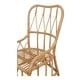 preview thumbnail 23 of 25, NPD Furniture Ayanna Modern Bohemian Rattan Dining Chair
