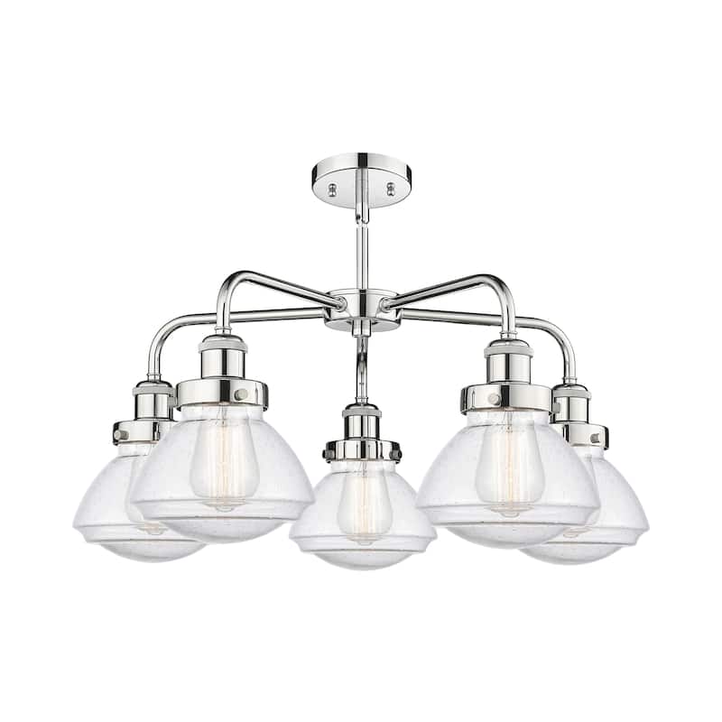 Innovations Lighting Olean - 5 Light 25" Stem Hung Chandelier