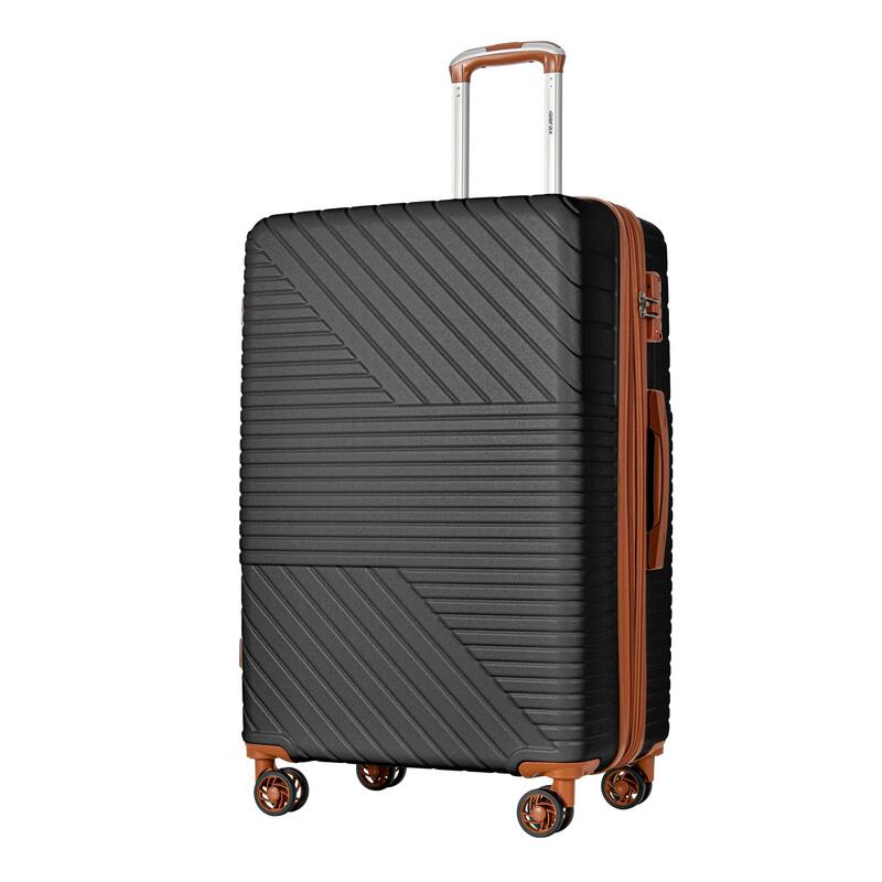 3 Piece Hardshell Luggage Spinner 8 Wheels Suitcase Sets (20"24"28")