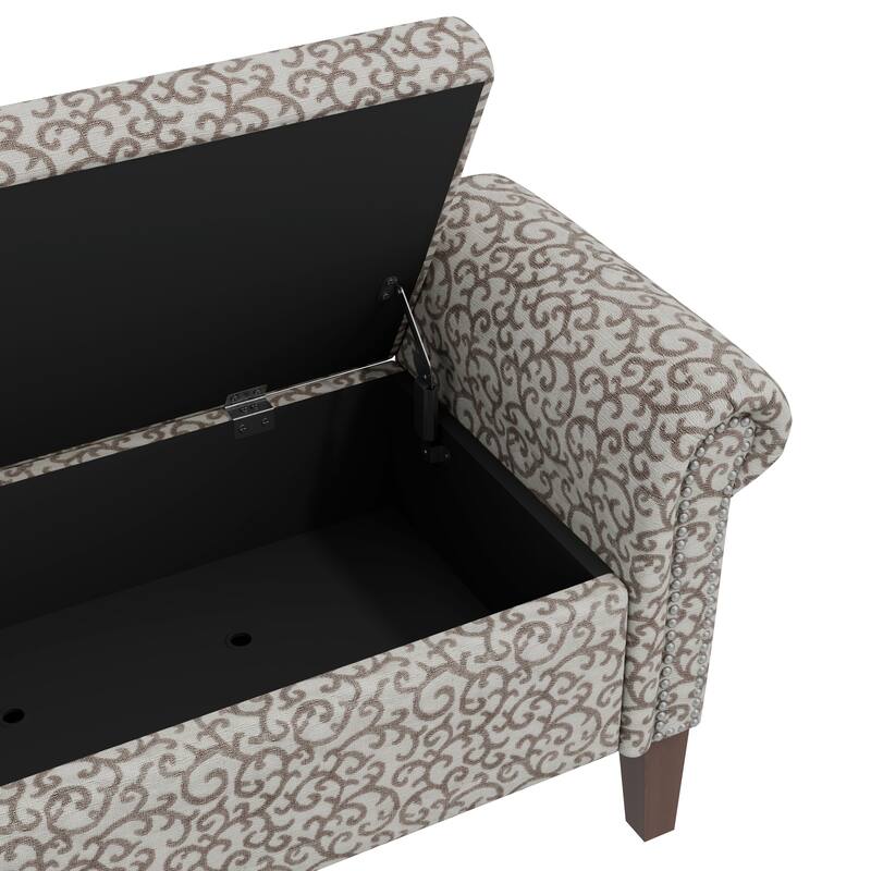 Conrad Storage Ottoman Comfortable choice, multiple functions, classic design, and cozy corners