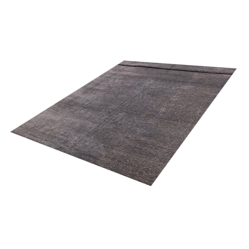 ECARPETGALLERY Hand-knotted Loreto Grey Silk Rug - 11'6 x 14'7
