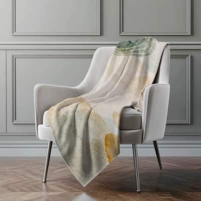 Premium Machine Washable Modern Glam Sherpa Throw Blanket