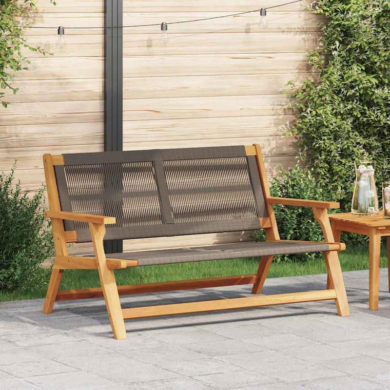 vidaXL Garden Furniture Grey 48.03 x 30.71 x 28.74 in - 48.03 x 29.92 x 28.74 in