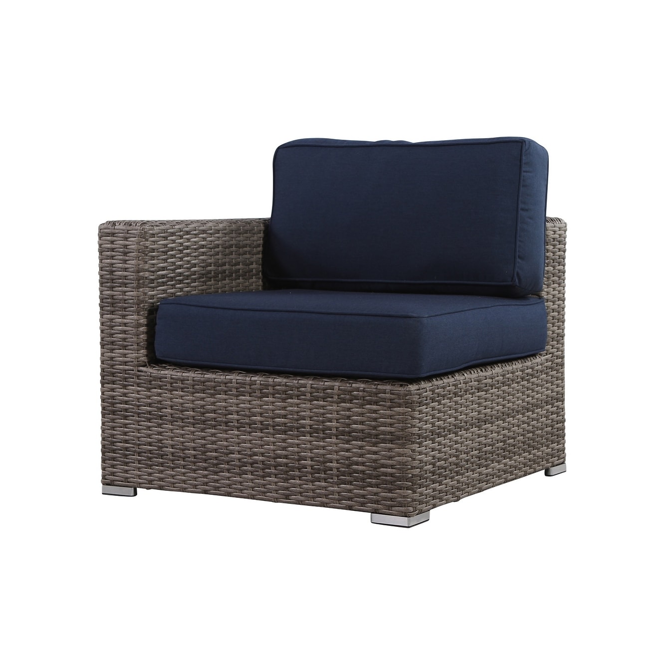 LSI 7 Piece Rattan Sunbrella Sectional Seating Group with - Picture 36 of 42