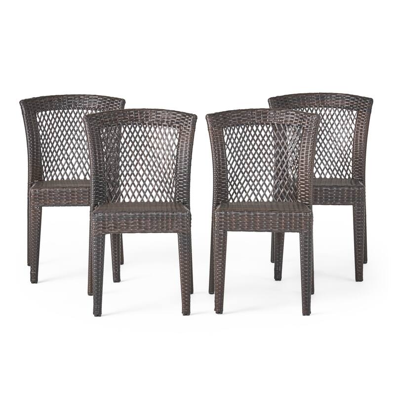Dusk Outdoor Wicker Chair Set by Christopher Knight Home - Assembled