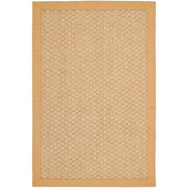 SAFAVIEH Giesela Natural Fiber Chunky Solid Color Sisal Area Rug - 2' x 3' - Maize