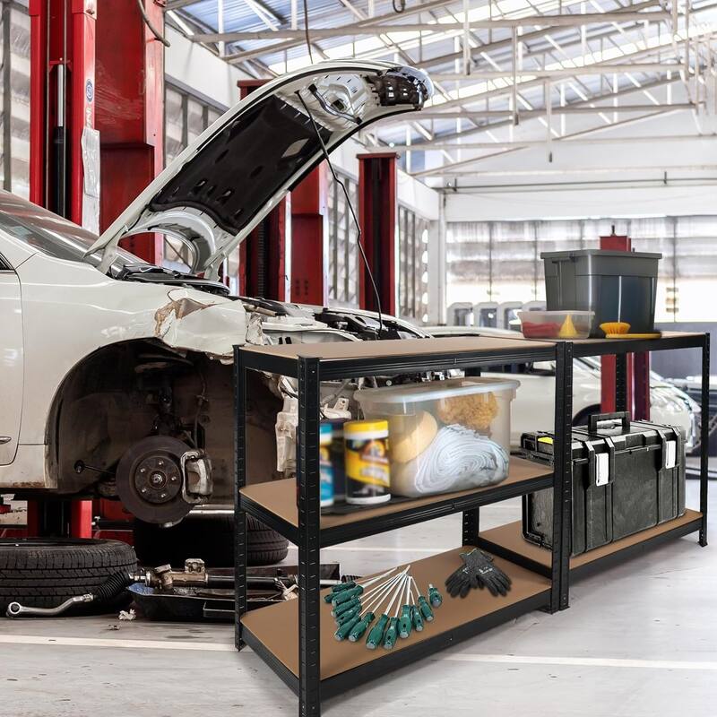 Anmytek Heavy Duty Adjustable Storage Shelf Metal Frame Garage Pantry Kitchen Shelving Unit