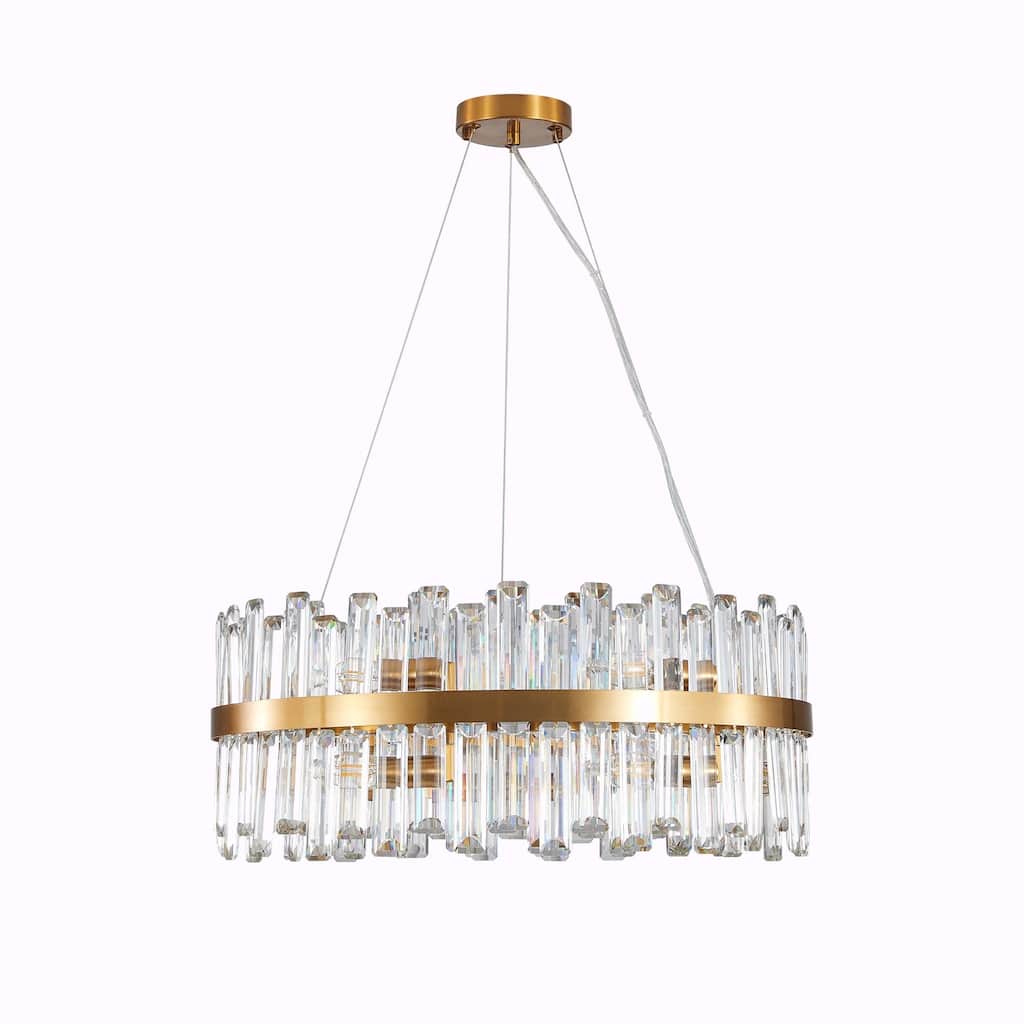 23.6-Inch Luxury Crystal Chandelier