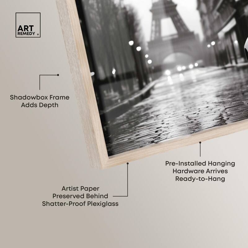 Rainy Day Paris Shadowbox by Art Remedy