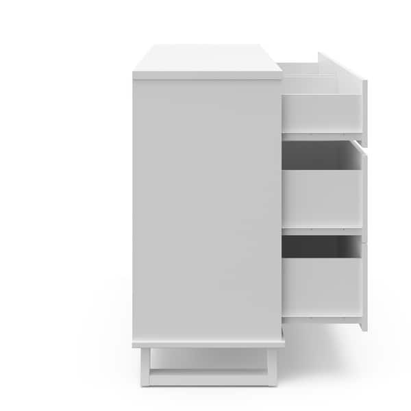 storkcraft modern 6 drawer dresser Storkcraft Modern 6-Drawer Double Dresser White/Vintage Driftwood : Target