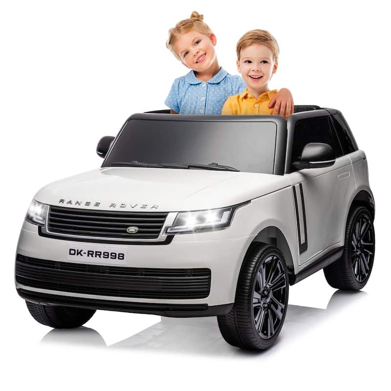 24V Kids Ride on Truck Car 2 Seater - White