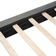 preview thumbnail 12 of 28, Upholstered Queen Size Platform Bed - Stylish Cloud-Shaped Headboard for Cozy Bedrooms