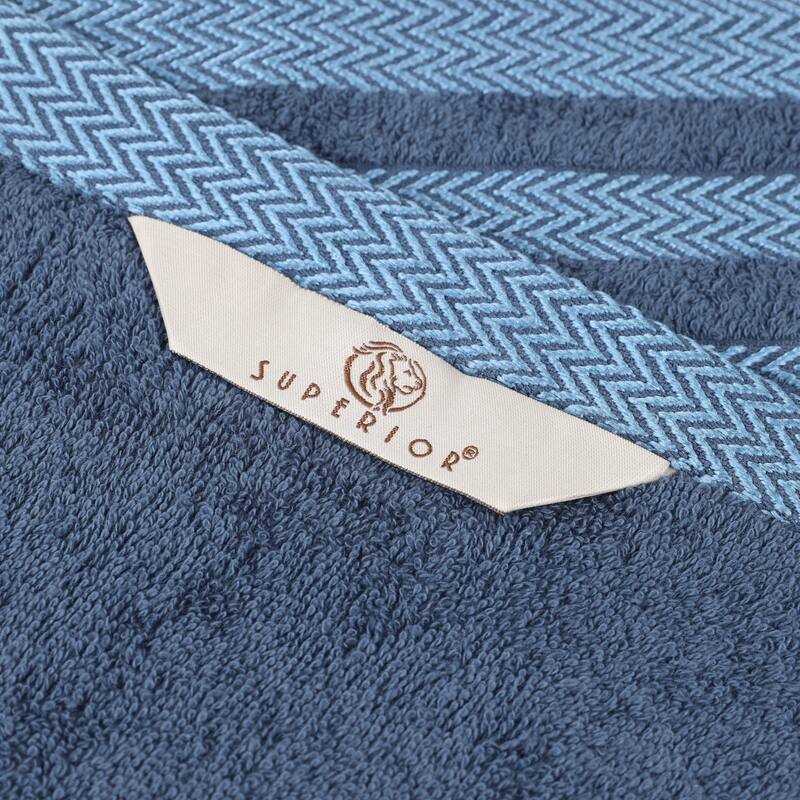 Superior Hays Cotton Absorbent Medium Weight Bath Towels, Set of 2