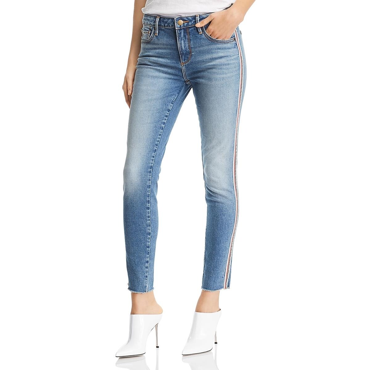 womens jeans raw hem