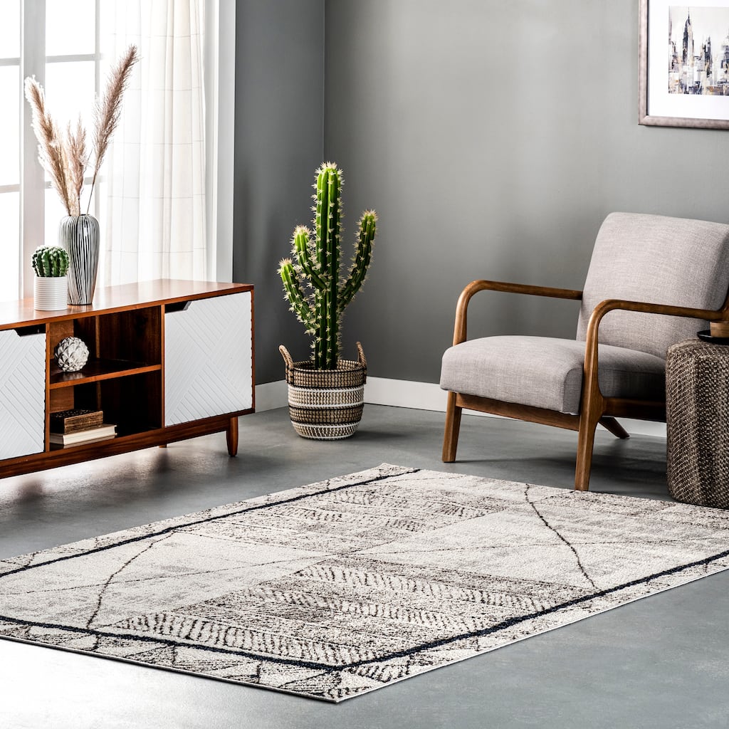 Nuloom Simone Global-Inspired Moroccan Cotton Blend Area Rug