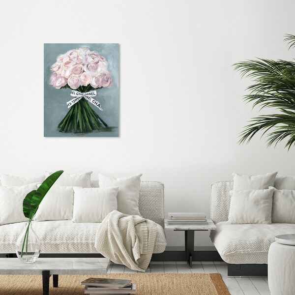 Oliver Gal 30x30cm キャンバス Bottle Bouquet Oliver Gal 'The Perfect Bouquet' Floral and Botanical Wall