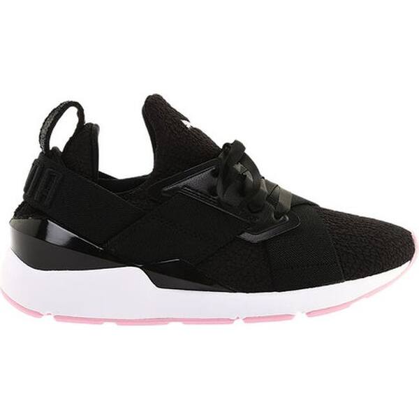 Shop Puma Women S Muse Trailblazer Sneaker Puma Black Pale Pink