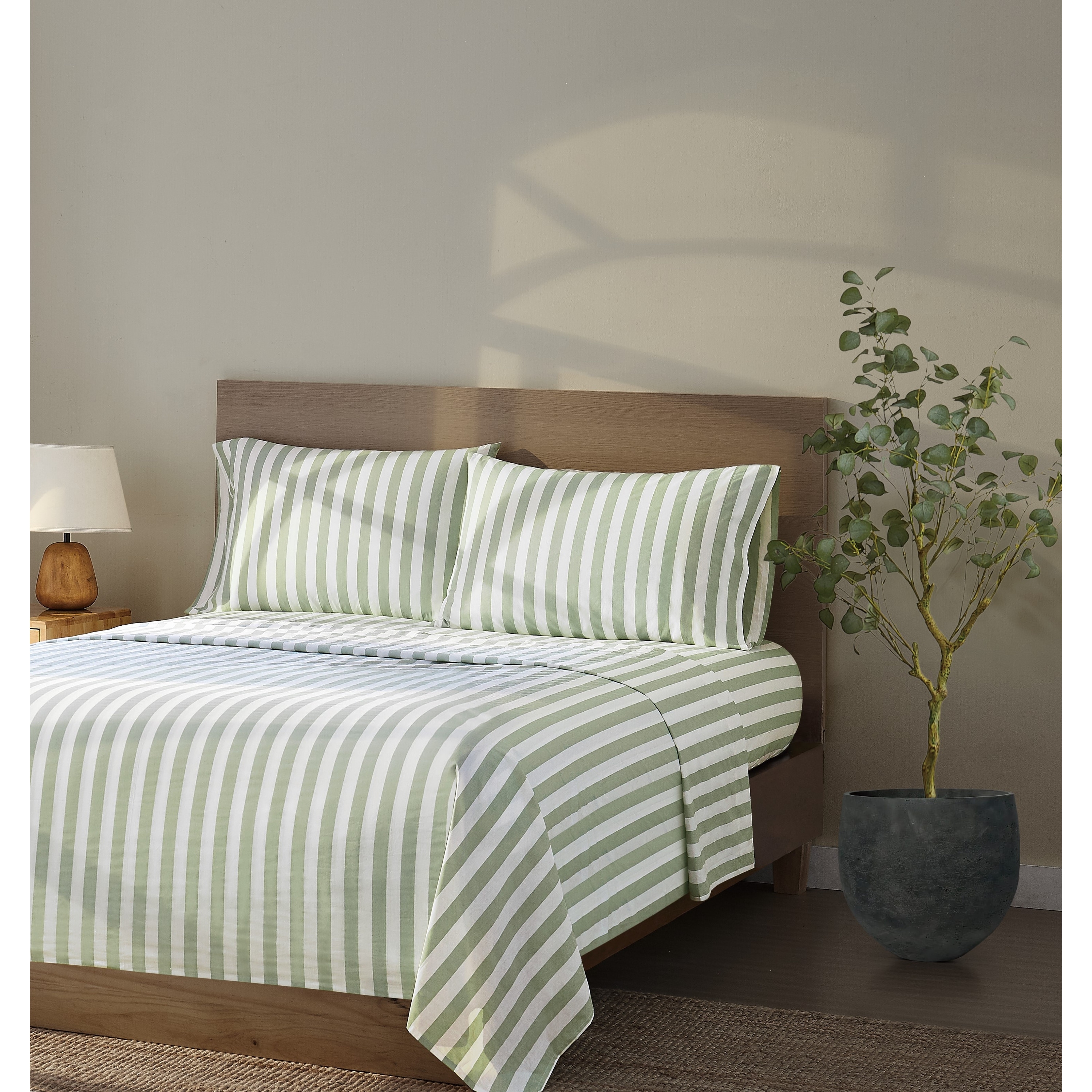 Brooklyn Loom Levi Stripe Cotton Sheet Set