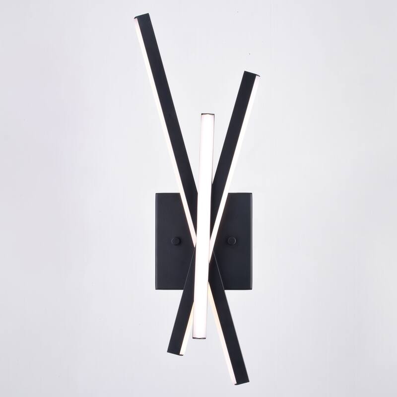 Barcelo 1 Light Integrated LED Contemporary Wall Sconce White Acrylic Diffusor