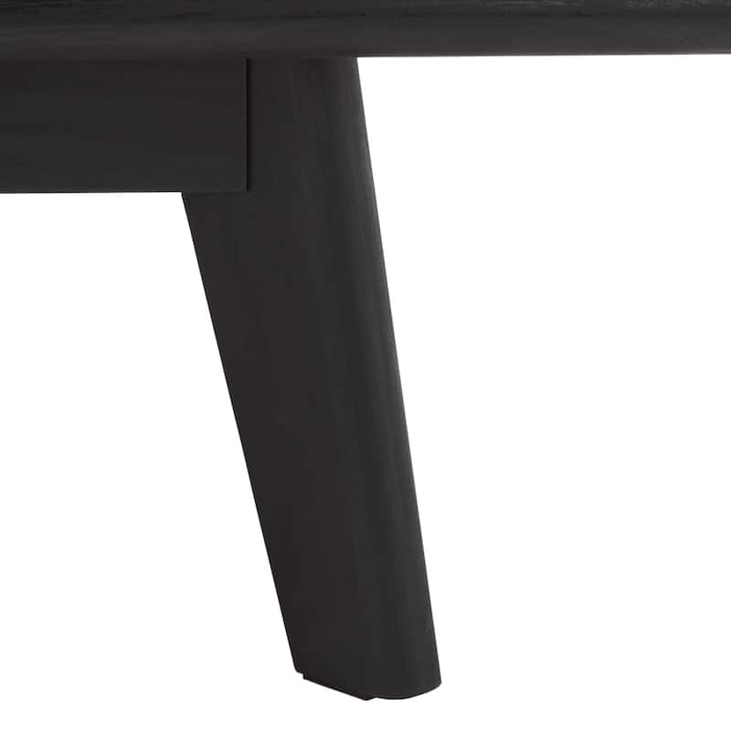 SAFAVIEH Rori Mid-Century 1-Shelf Walnut Coffee Table - 46" W x 23" D x 16" H