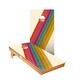 preview thumbnail 1 of 3, Angled Center Stripes Cornhole Boards NO Bags - Add Board Lights